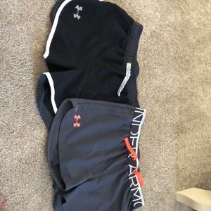 girls under armor shorts!!